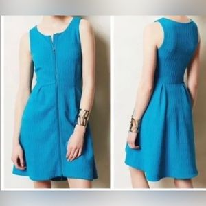 Anthropologie Liefsdottir Turquoise Dress Size 4. NWT.